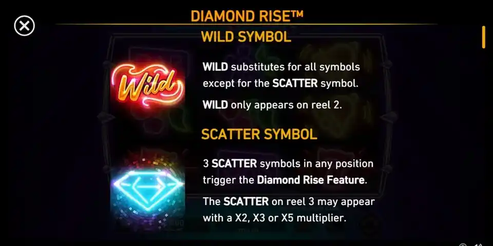 Diamond Rise Slot Symbols