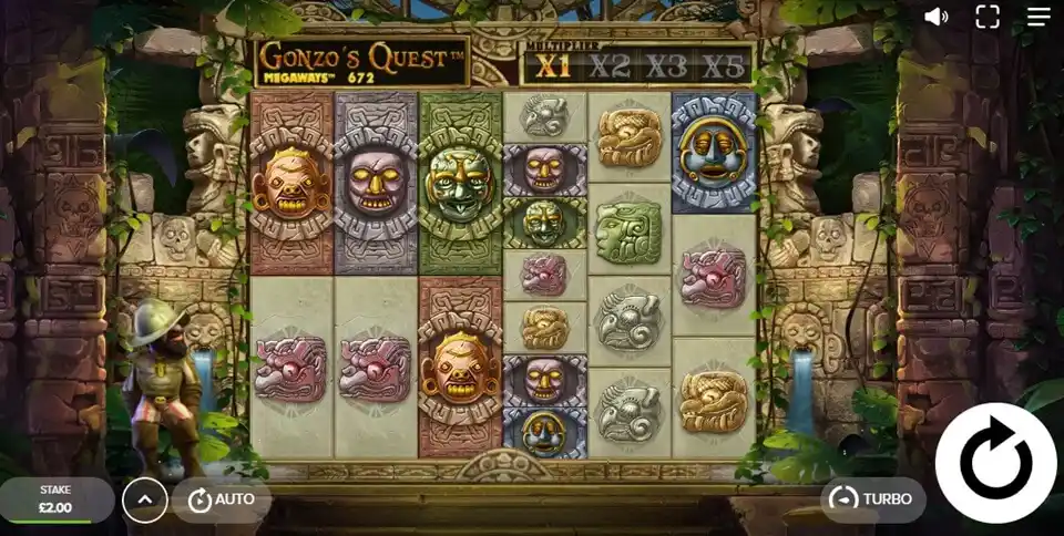 Gonzos Quest Megaways Screenshot