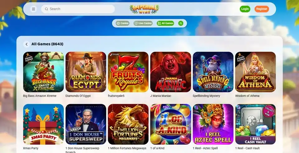 Imperial Wins Casino Games