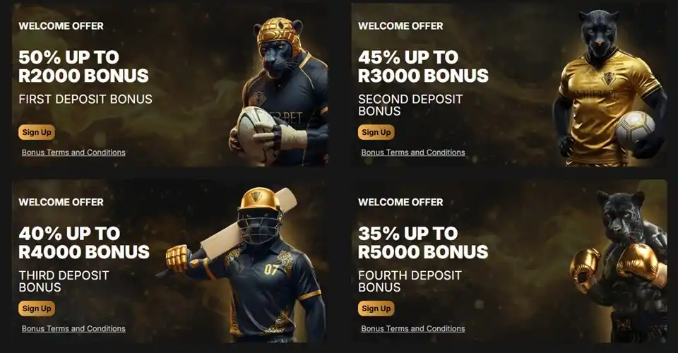 Pantherbet Sports Welcome Bonus