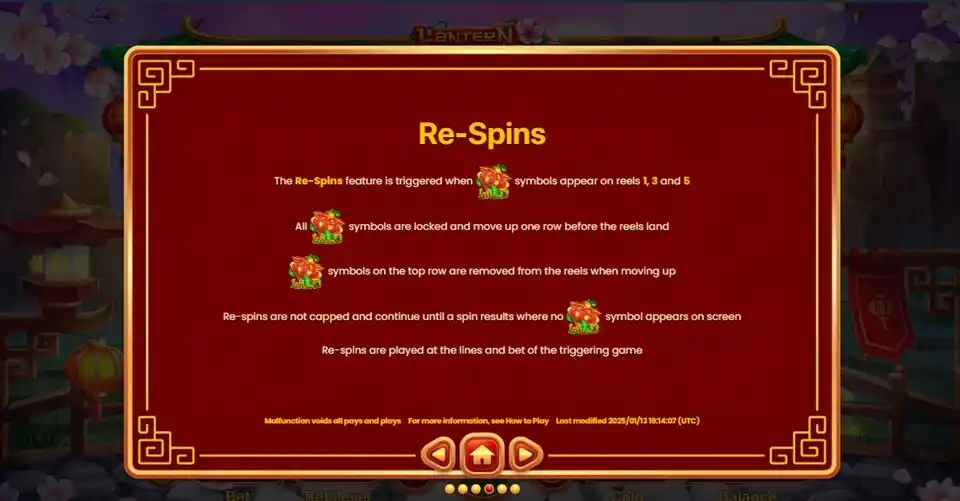 Lantern Luck Slot Re-Spins