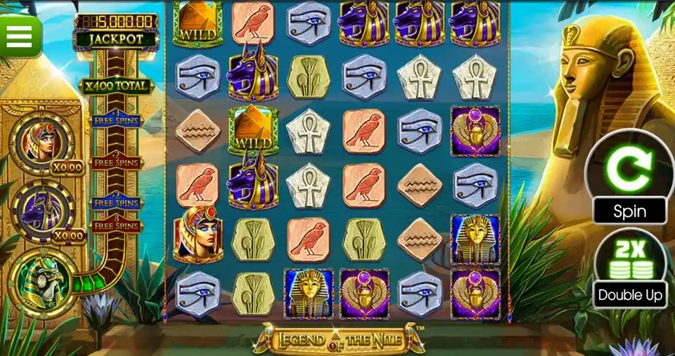 Legend of the Nile Slot Screenshot