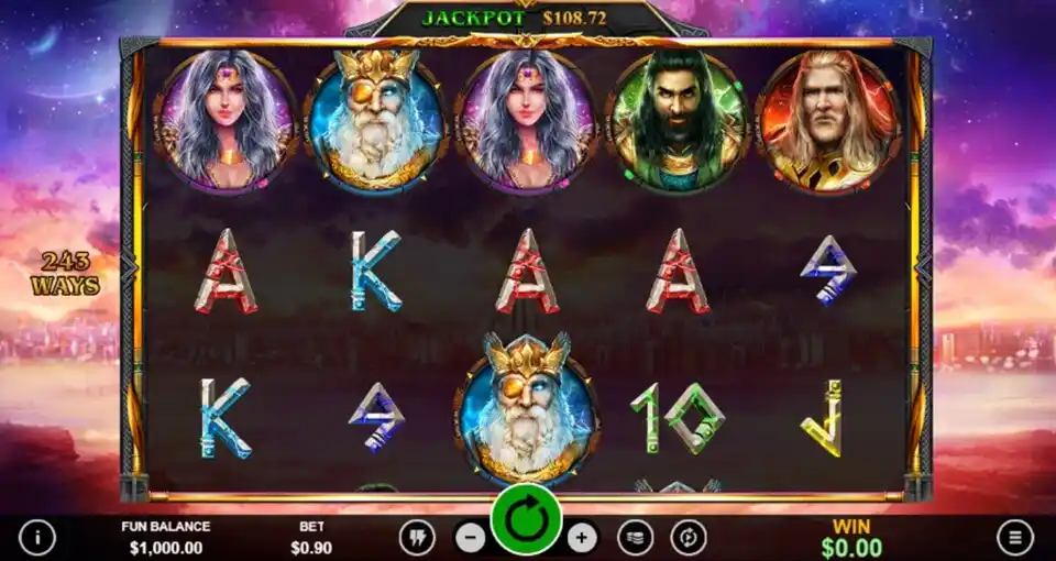 Asgard Deluxe Slot Screenshot