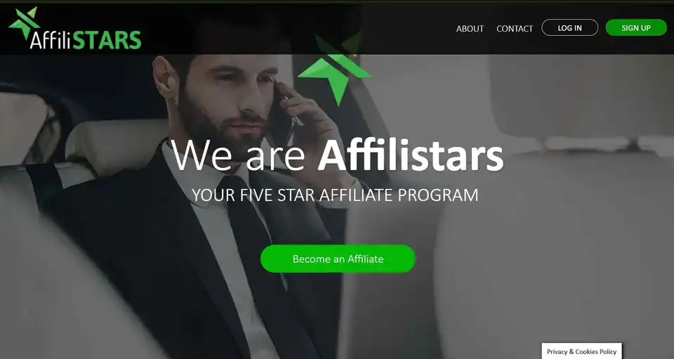 Sign up to Affilistars Affiliate Program