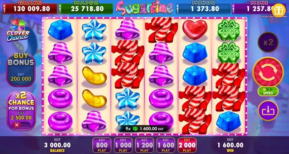 Sugartime Slot Game Screenshot