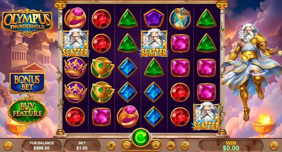 Olympus Thunderhold Slot Screenshot