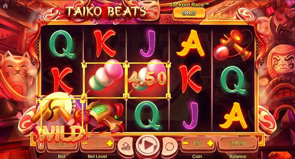 Taiko Beats Slot Game Screenshot