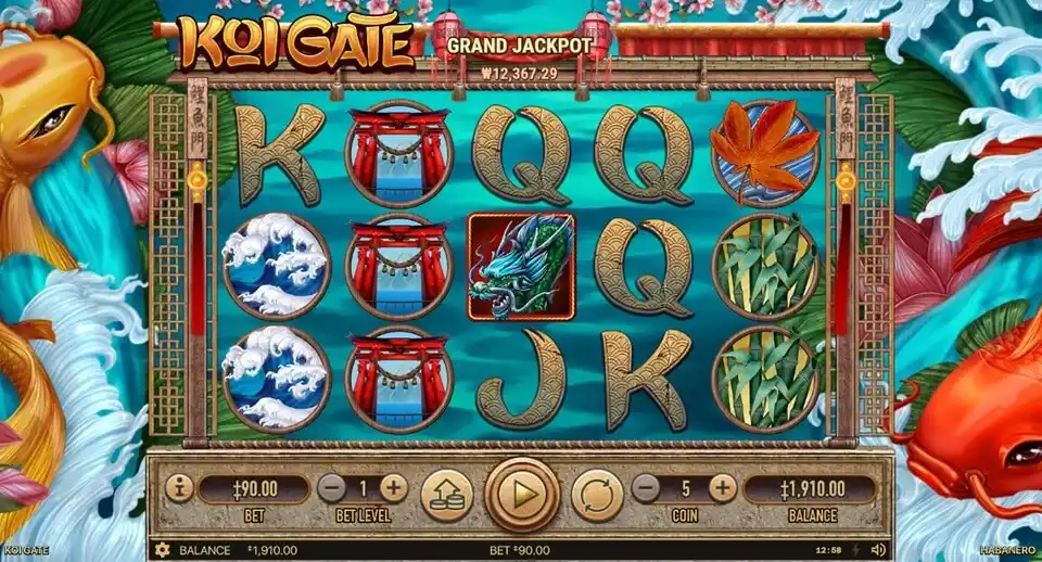 Koi Gate Slot Game Screenshot