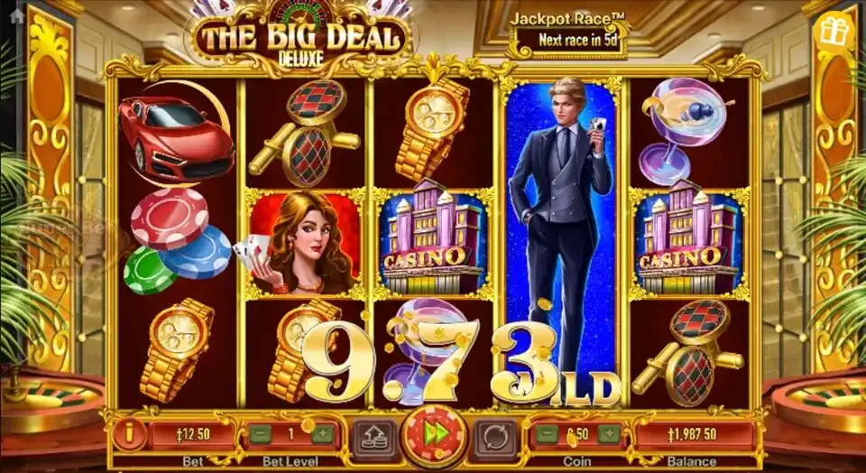 Big Deal Deluxe Slot Game Screenshot