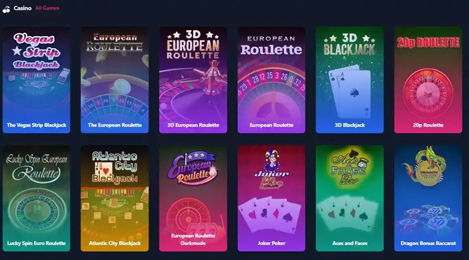 Ace Lucky Casino Games