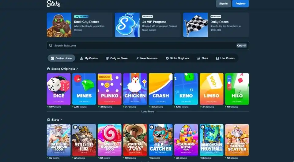 Stake Casino Games