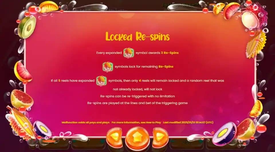 Lucky Durian Slot Locked Re-spins