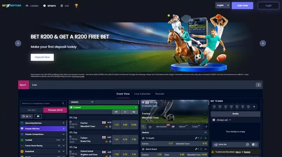 Betneptune Sports Betting