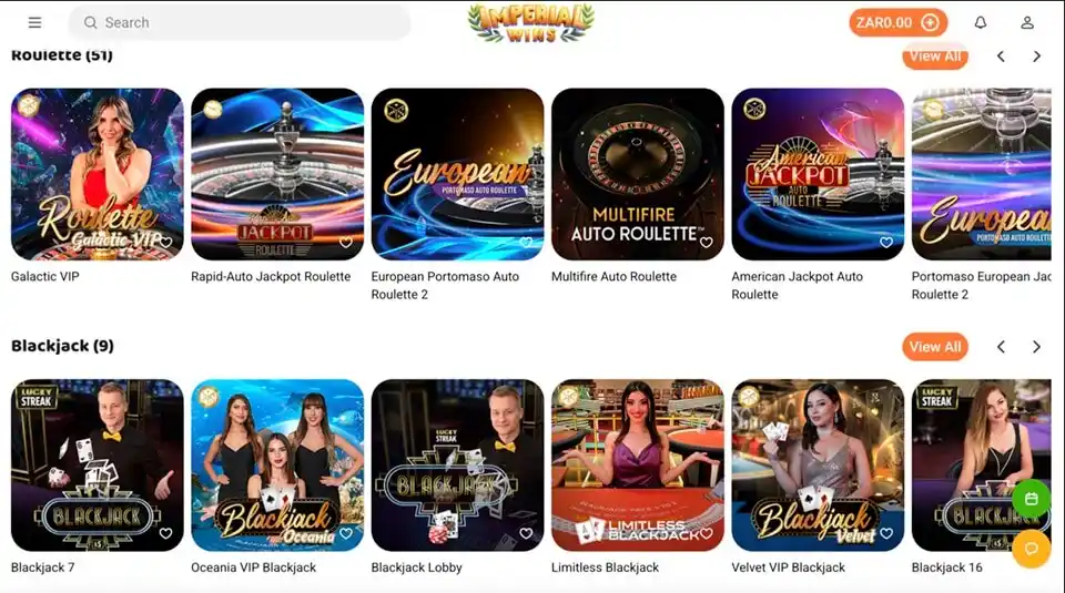 Imperial Wins Live Games