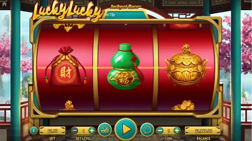 Lucky Lucky Slot Game Screenshot