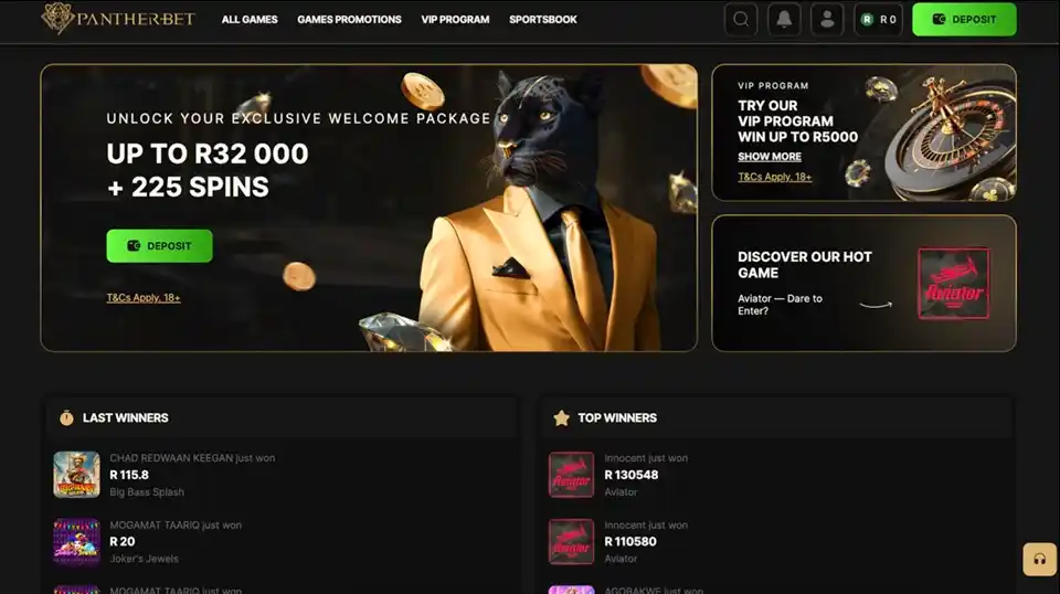 PantherBet Welcome Bonus
