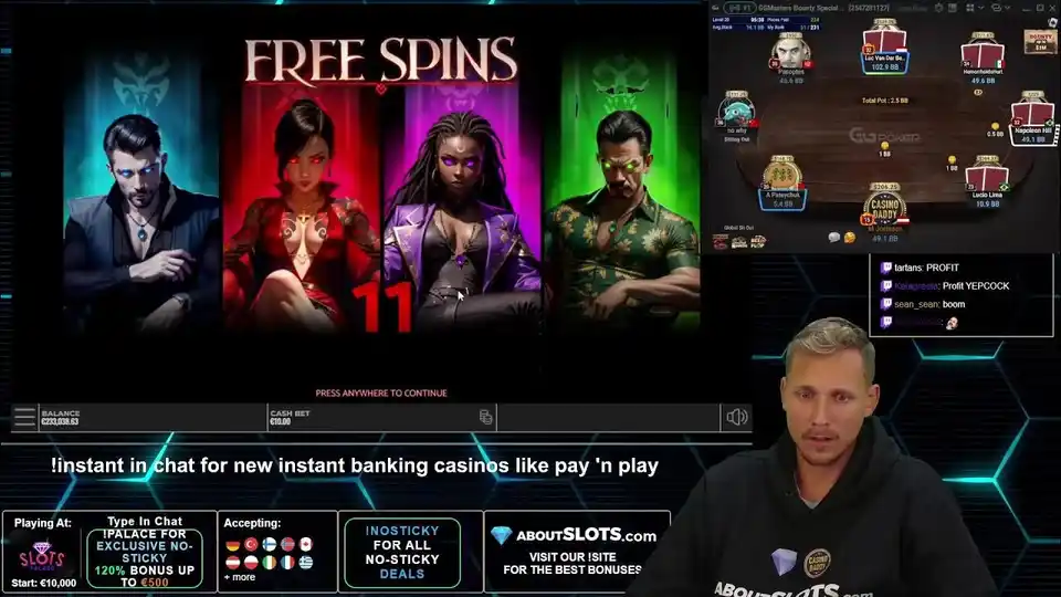 Casinodaddy casino streamers