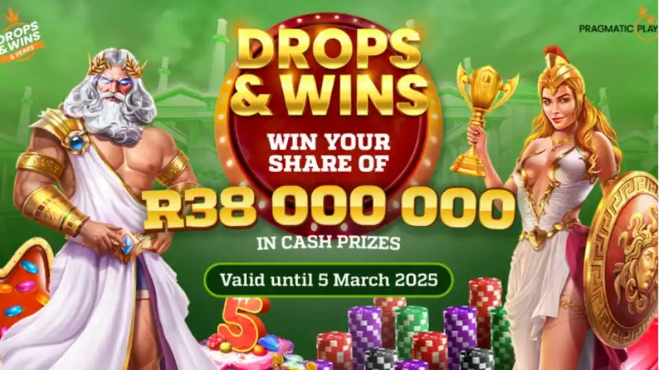 Win Your Share of R38 Million With Playabets Drop & Wins