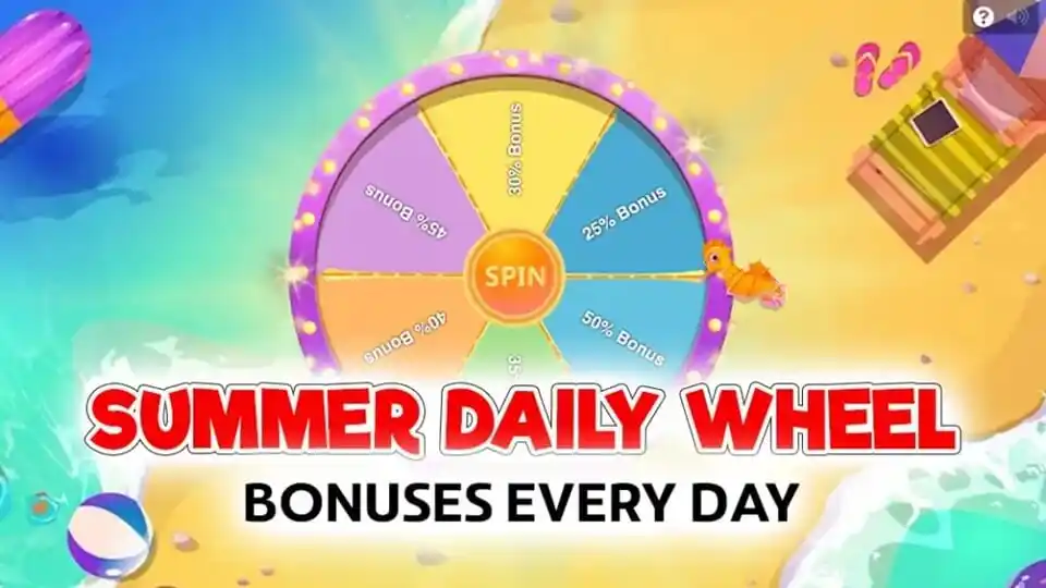 Silversands Casino Summer Bonus Wheel