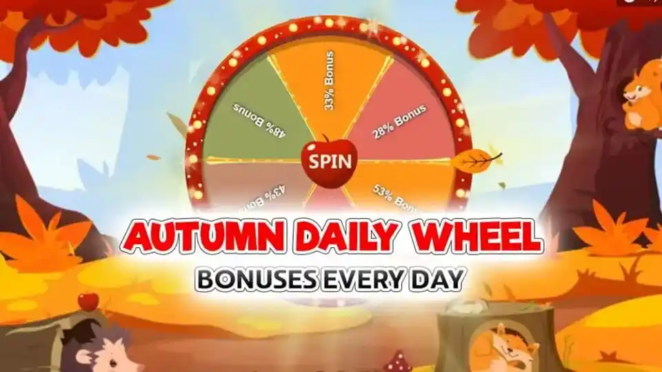 Silversands Casino Autumn Bonus Wheel