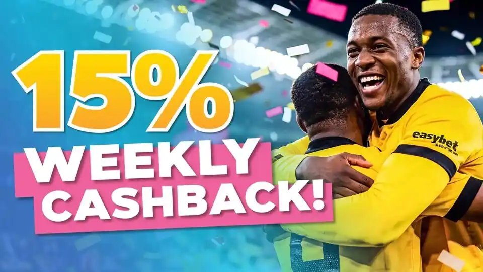 Easybet 15 Weekly Cashback Sport