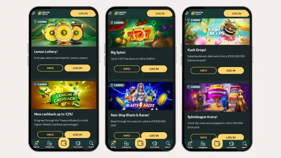 Lemon Casino Bonuses