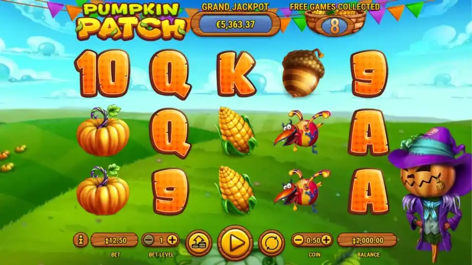 Pumpkin Patch Slot Screenshot