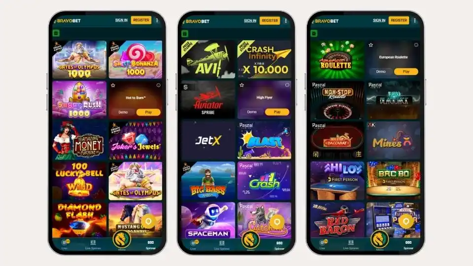 Bravobet Games