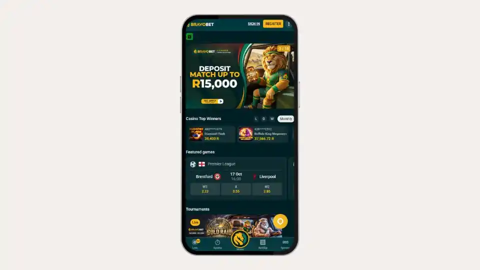 Bravobet on Mobile