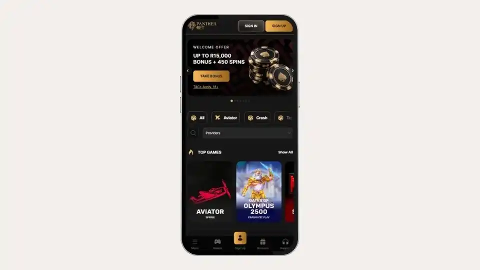 Pantherbet on Mobile