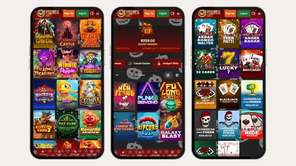 Silversands Casino Games