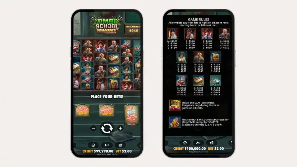 Zombie School Megaways Slot Game