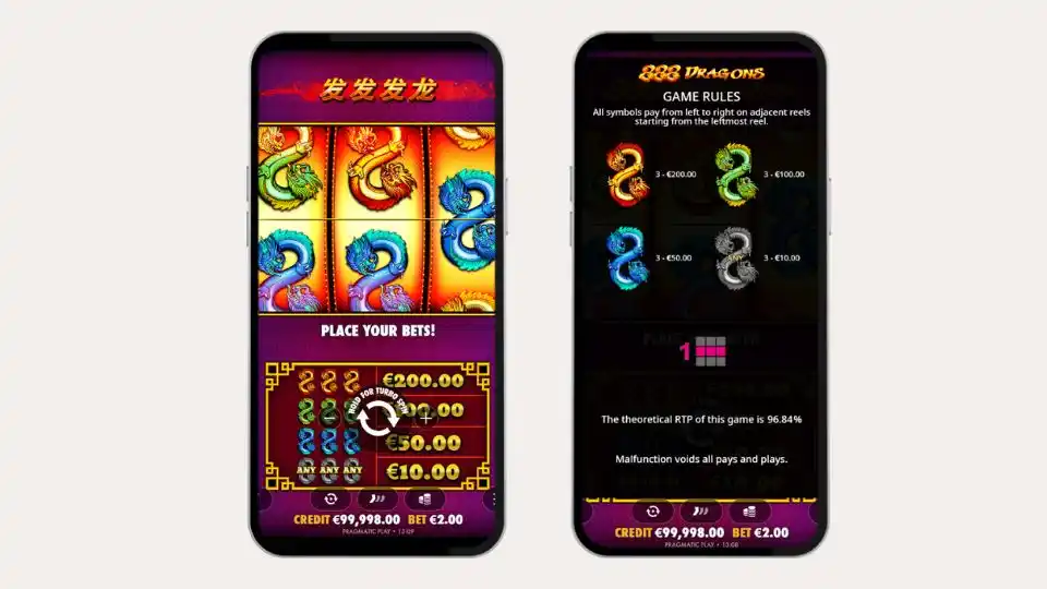 888 Dragons Slot Game