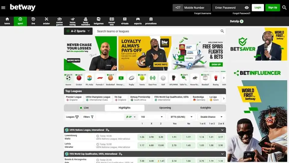 Betway Sports Betting