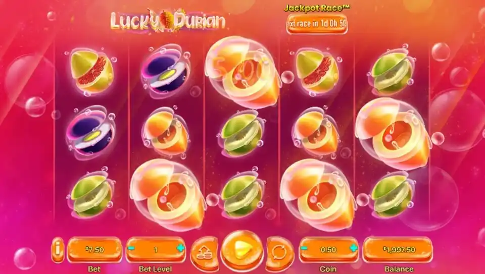 Lucky Durian Slot Game Screenshot