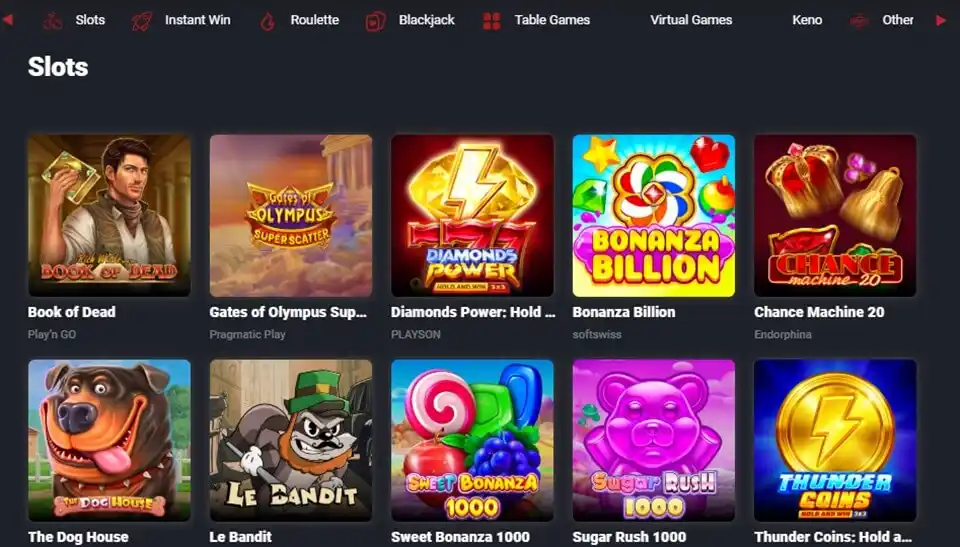 Riviera Casino Games