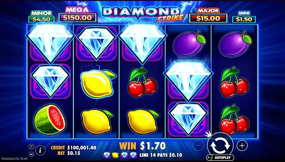 Diamond Strike Slot Screenshot