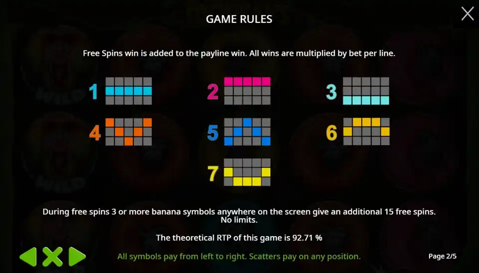 7 Monkeys Slot Free Spins
