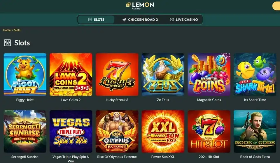 Lemon Casino Games