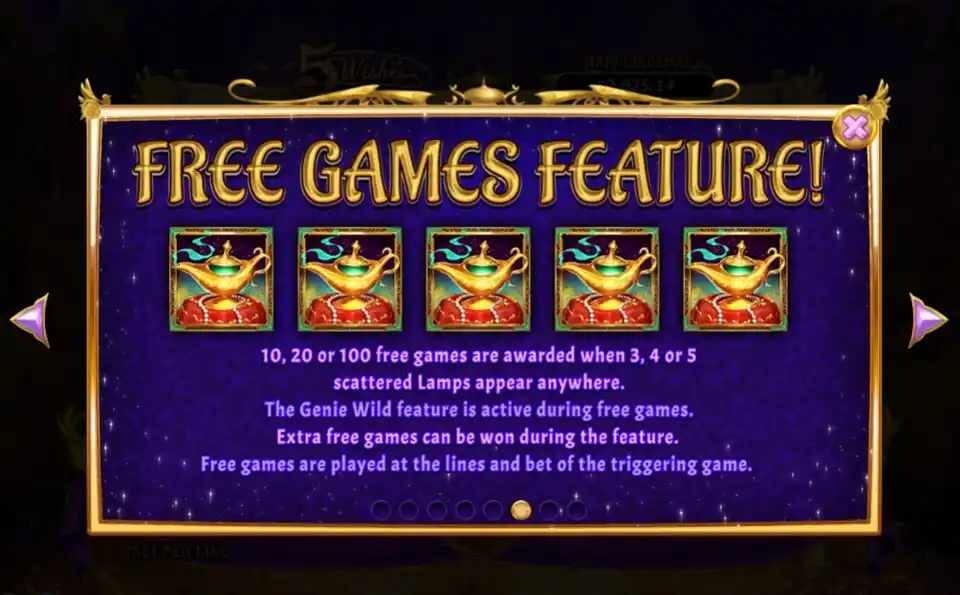 5 Wishes Slot Free Games