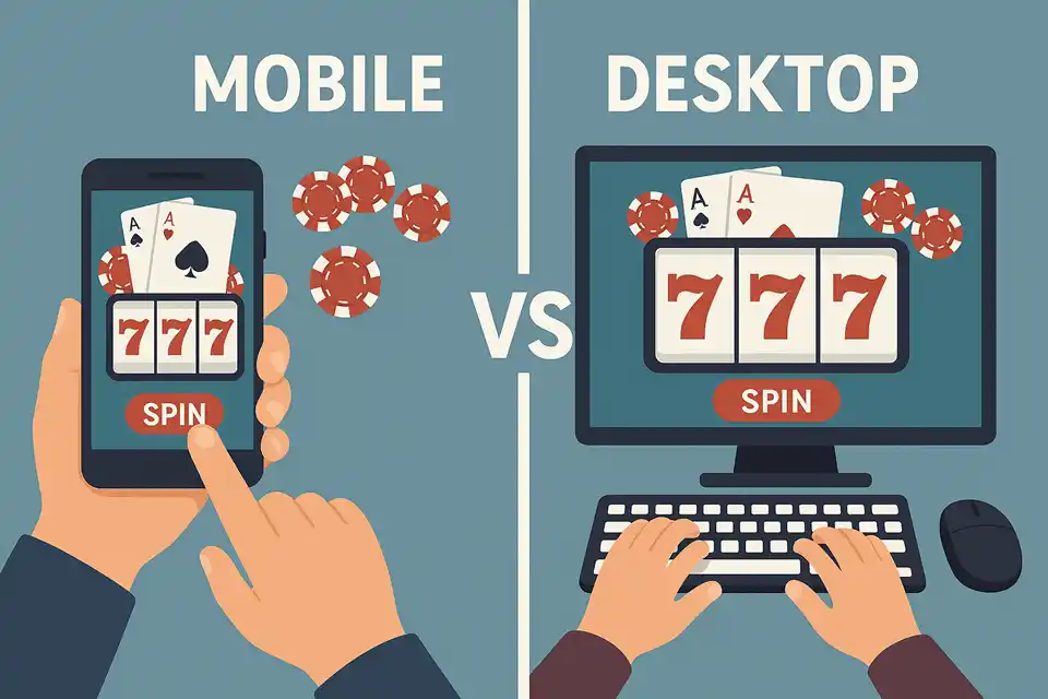 Mobile vs Desktop Casino Gaming South Africa