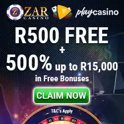 ZAR Casino R500 No Deposit Bonus