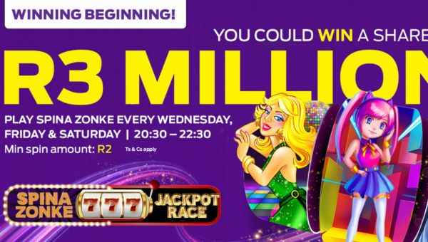 Hollywoodbets Spina Zonke R3 Million Jackpot Race: Play Now